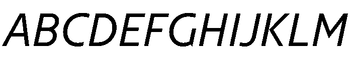 NNArosaSTD Italic Font UPPERCASE