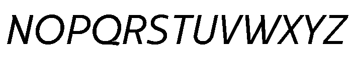NNArosaSTD Italic Font UPPERCASE