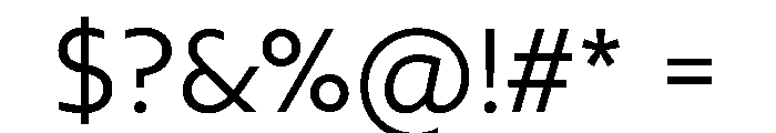 NNArosaSTD Light Font OTHER CHARS