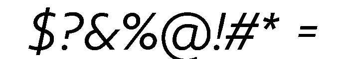 NNArosaSTD LightItalic Font OTHER CHARS