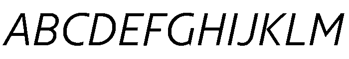 NNArosaSTD LightItalic Font UPPERCASE