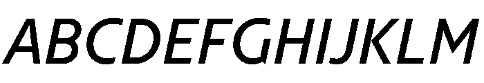 NNArosaSTD MediumItalic Font UPPERCASE
