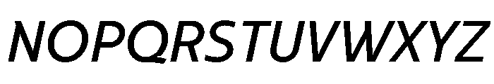 NNArosaSTD MediumItalic Font UPPERCASE
