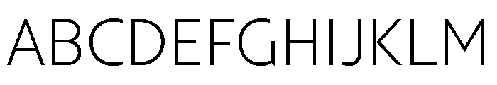 NNArosaSTD Thin Font UPPERCASE