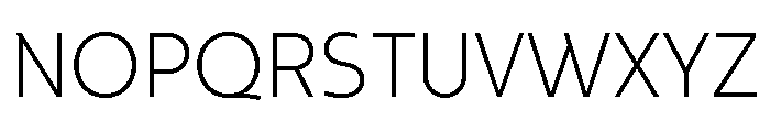NNArosaSTD Thin Font UPPERCASE