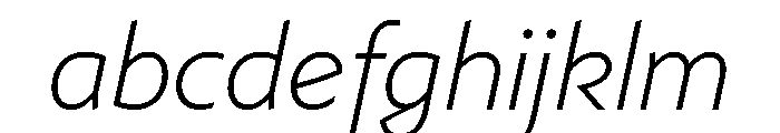 NNArosaSTD ThinItalic FONT
