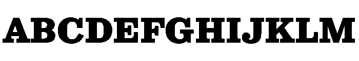 NNColroySTD Black Font UPPERCASE