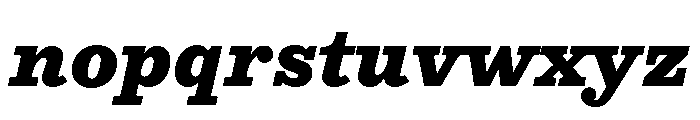 NNColroySTD BlackItalic Font LOWERCASE