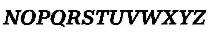 NNColroySTD BoldItalic Font UPPERCASE