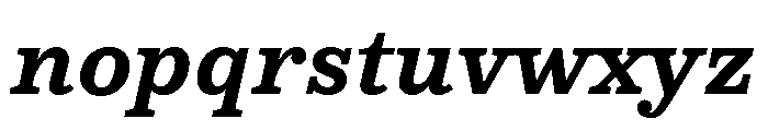 NNColroySTD BoldItalic Font LOWERCASE