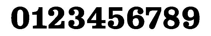 NNColroySTD Heavy Font OTHER CHARS