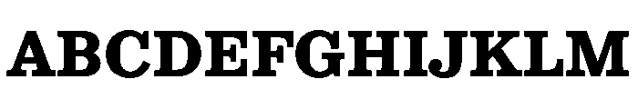 NNColroySTD Heavy Font UPPERCASE