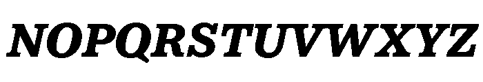 NNColroySTD HeavyItalic Font UPPERCASE