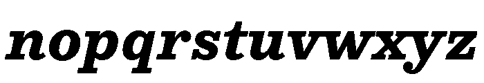 NNColroySTD HeavyItalic Font LOWERCASE