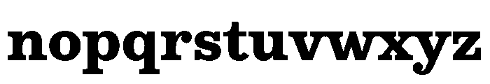 NNColroySTD Heavy Font LOWERCASE