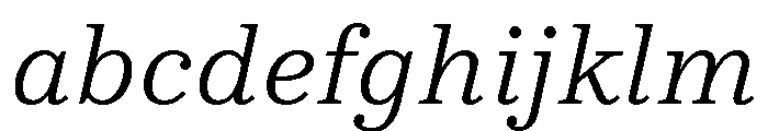 NNColroySTD LightItalic FONT