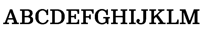 NNColroySTD Medium Font UPPERCASE