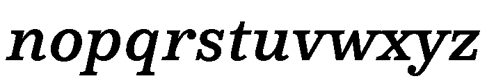 NNColroySTD MediumItalic Font LOWERCASE