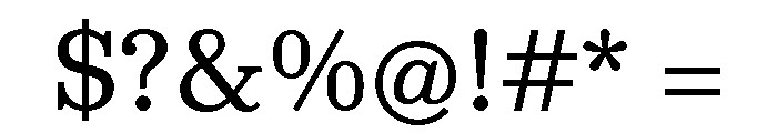 NNColroySTD Regular Font OTHER CHARS