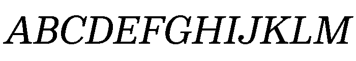 NNColroySTD RegularItalic Font UPPERCASE