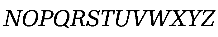 NNColroySTD RegularItalic Font UPPERCASE