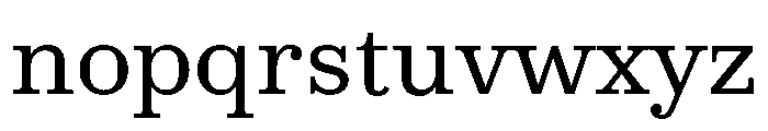 NNColroySTD Regular Font LOWERCASE