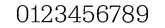 NNColroySTD Thin Font OTHER CHARS
