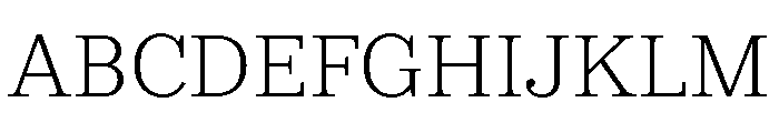NNColroySTD Thin Font UPPERCASE