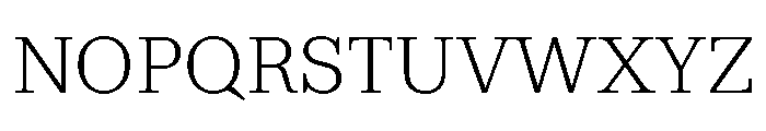 NNColroySTD Thin Font UPPERCASE