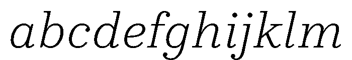 NNColroySTD ThinItalic FONT