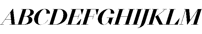 NNDidotModern STD BoldItalic Font UPPERCASE