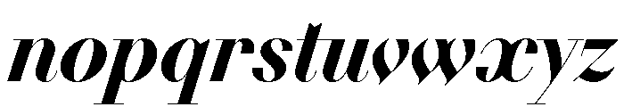 NNDidotModern STD BoldItalic Font LOWERCASE