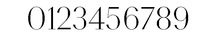 NNDidotModern STD Light Font OTHER CHARS