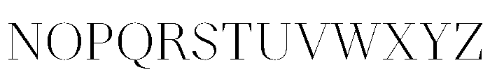 NNDidotModern STD Light Font UPPERCASE