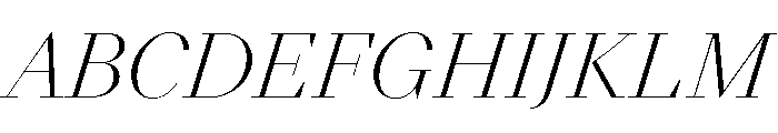 NNDidotModern STD LightItalic Font UPPERCASE