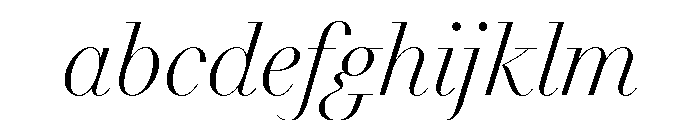 NNDidotModern STD LightItalic FONT