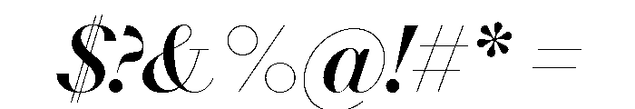 NNDidotModern STD MediumItalic Font OTHER CHARS
