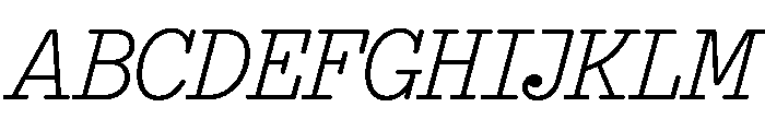 NNEditeurItalicSTD Light Font UPPERCASE