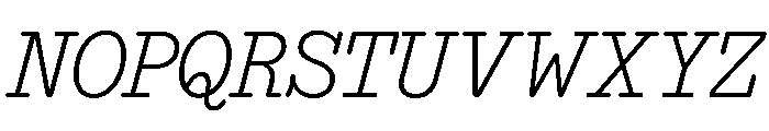 NNEditeurItalicSTD Light Font UPPERCASE