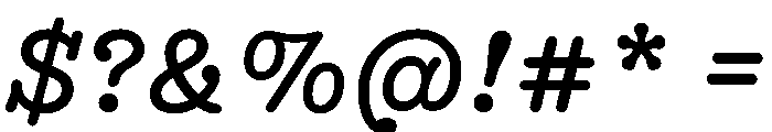 NNEditeurItalicSTD Medium Font OTHER CHARS