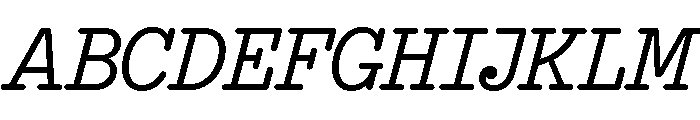 NNEditeurItalicSTD Regular Font UPPERCASE