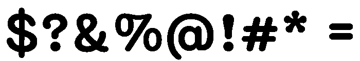 NNEditeurSemiSTD Bold Font OTHER CHARS