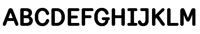 NNEditeurSemiSTD Bold Font UPPERCASE
