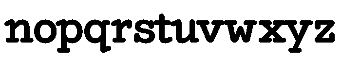 NNEditeurSemiSTD Bold Font LOWERCASE
