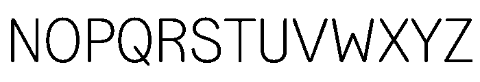 NNEditeurSemiSTD Light Font UPPERCASE
