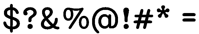 NNEditeurSemiSTD Medium Font OTHER CHARS