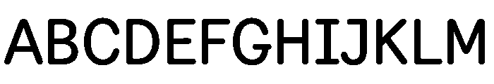 NNEditeurSemiSTD Medium Font UPPERCASE