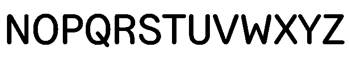 NNEditeurSemiSTD Medium Font UPPERCASE