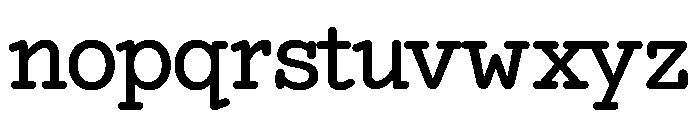 NNEditeurSemiSTD Medium Font LOWERCASE