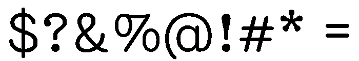 NNEditeurSemiSTD Regular Font OTHER CHARS